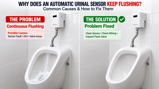 Why Does an Automatic Urinal Sensor Keep Flushing Continuously and How to Fix It? - Bharat Photon