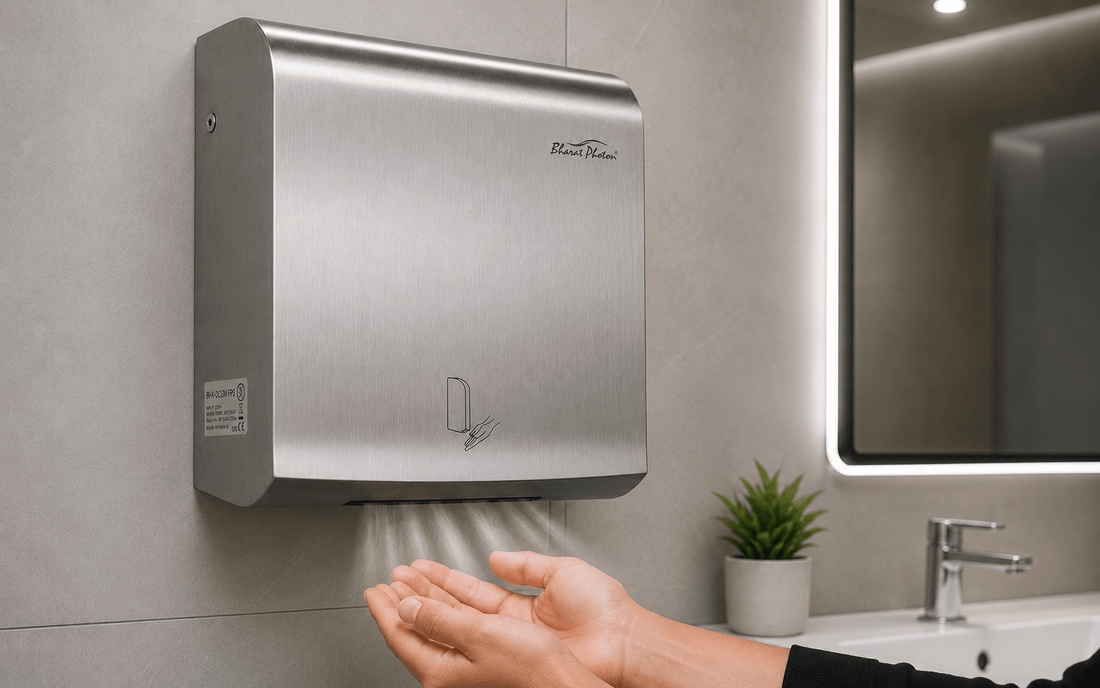 Automatic Hand Dryers The Smart Choice for Hygienic and Sustainable Washrooms - Bharat Photon