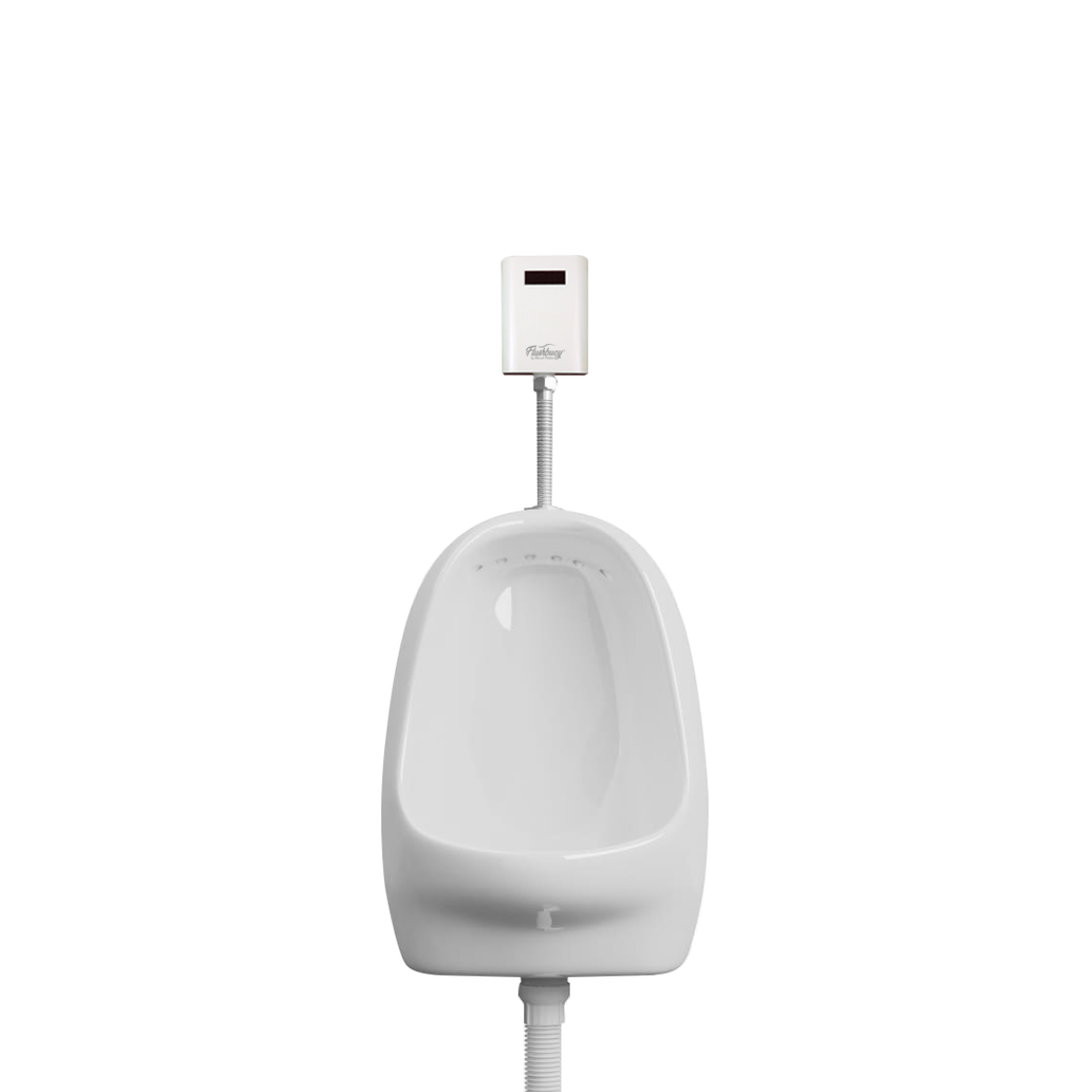 Ceramic-urinal-pot-with-integrated-sensor-technology-for-touchless-operation