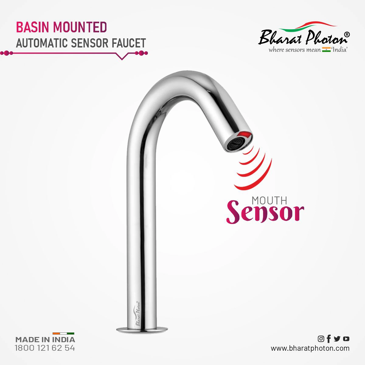BP-F29 Mouth Sensor Basin Tap
