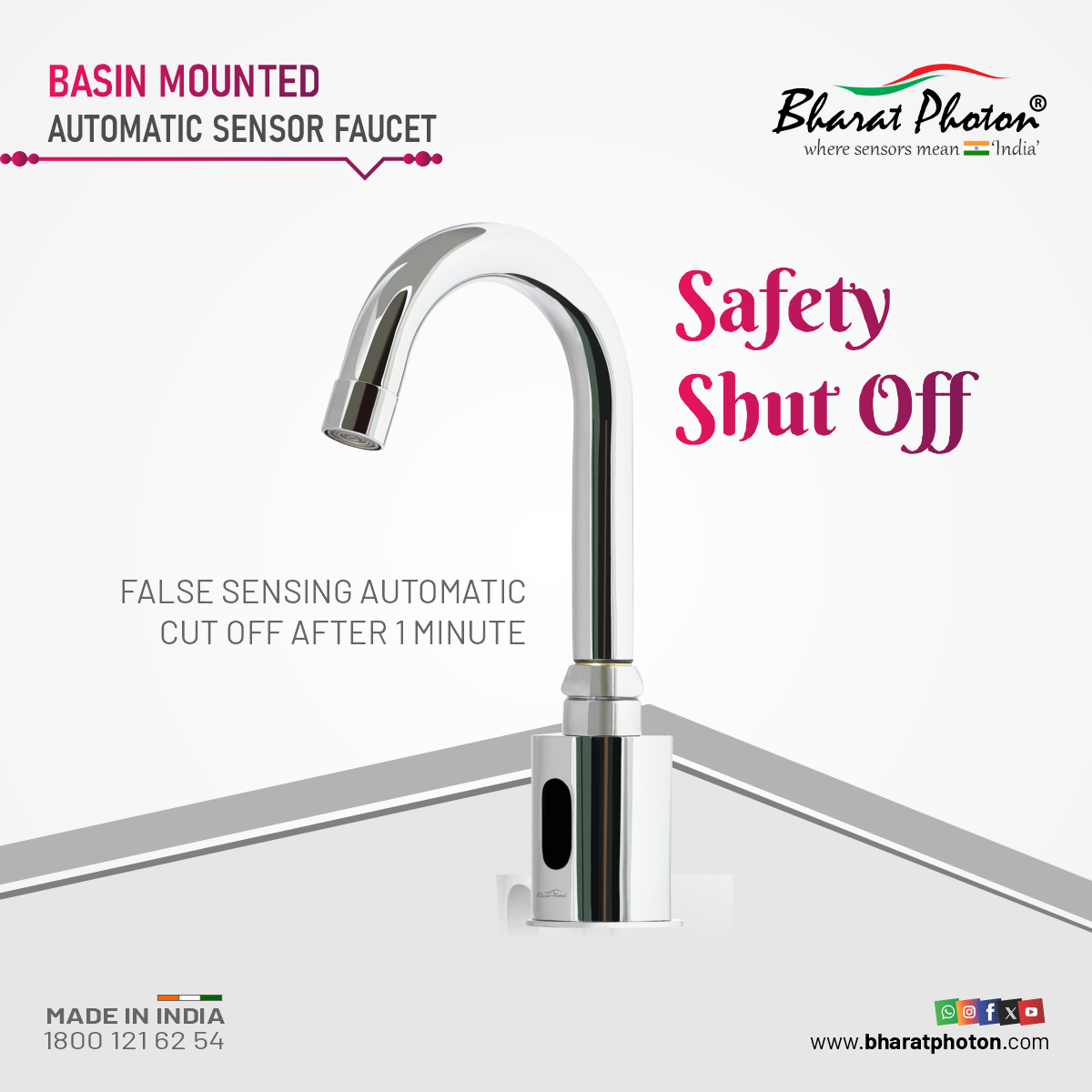 BP-F12 Basin Mounted Sensor Tap