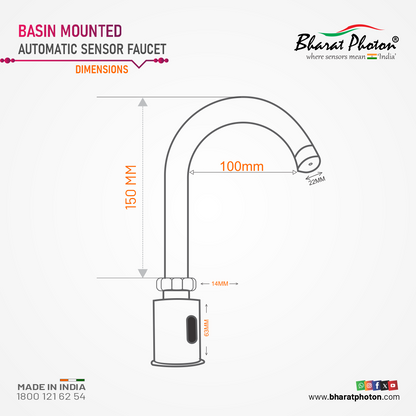 BP-F12 Basin Mounted Sensor Tap