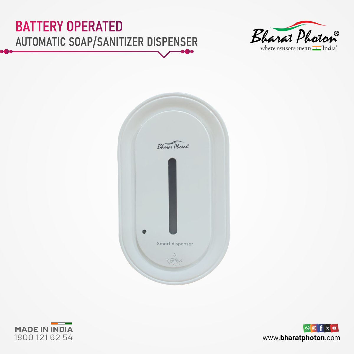 BP-HSA-225 Automatic Soap Dispenser (Drop/Spray)